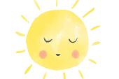 Stralende zon