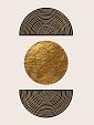 Gouden geometrische vormen #4