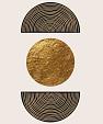 Gouden geometrische vormen #4