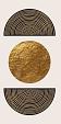 Gouden geometrische vormen #4