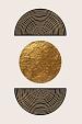 Gouden geometrische vormen #4