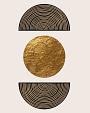 Gouden geometrische vormen #4
