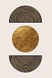 Gouden geometrische vormen #4
