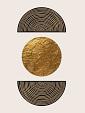 Gouden geometrische vormen #4