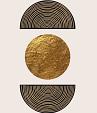 Gouden geometrische vormen #4