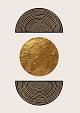Gouden geometrische vormen #4