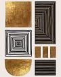 Gouden geometrische vormen #3