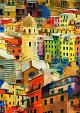 Olieverfschilderij Cinque Terre, Italië #5