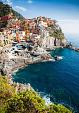 Dorpje Manarola aan de Italiaanse kust