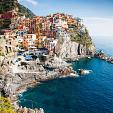 Dorpje Manarola aan de Italiaanse kust