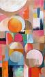 Abstract modern landschap