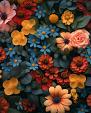 Achtergrond met bloemen