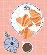 Koffie met croissantjes