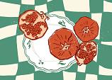 Groene compositie met uien
