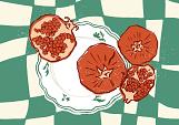 Groene compositie met uien