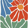 Abstracte bloemenposter #7
