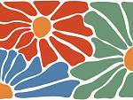 Abstracte bloemenposter #7