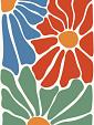 Abstracte bloemenposter #7