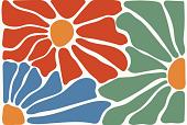 Abstracte bloemenposter #7