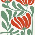Abstracte bloemenposter #9