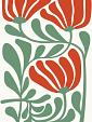 Abstracte bloemenposter #9