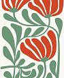 Abstracte bloemenposter #9