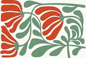 Abstracte bloemenposter #9