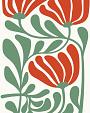 Abstracte bloemenposter #9