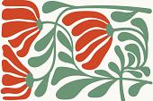 Abstracte bloemenposter #9