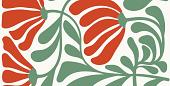 Abstracte bloemenposter #9