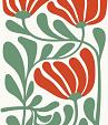 Abstracte bloemenposter #9