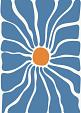 Abstracte bloemenposter #11