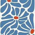 Abstracte bloemenposter #15