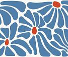 Abstracte bloemenposter #15