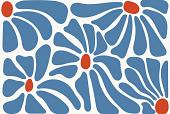 Abstracte bloemenposter #15