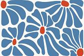 Abstracte bloemenposter #15