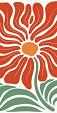 Abstracte bloemenposter #17