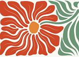 Abstracte bloemenposter #17