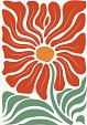 Abstracte bloemenposter #17
