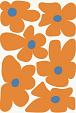 Abstracte bloemenposter #19