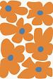 Abstracte bloemenposter #19