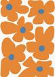 Abstracte bloemenposter #19