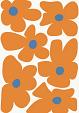 Abstracte bloemenposter #19