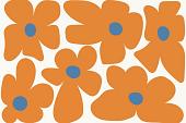 Abstracte bloemenposter #19