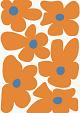 Abstracte bloemenposter #19