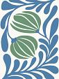 Abstracte bloemenposter #20