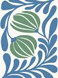 Abstracte bloemenposter #20