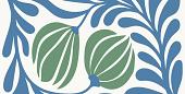 Abstracte bloemenposter #20