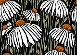 Handgetekend patroon met bloemen