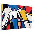 abstracte mensen in mondriaan stijl mock up forex liggend
